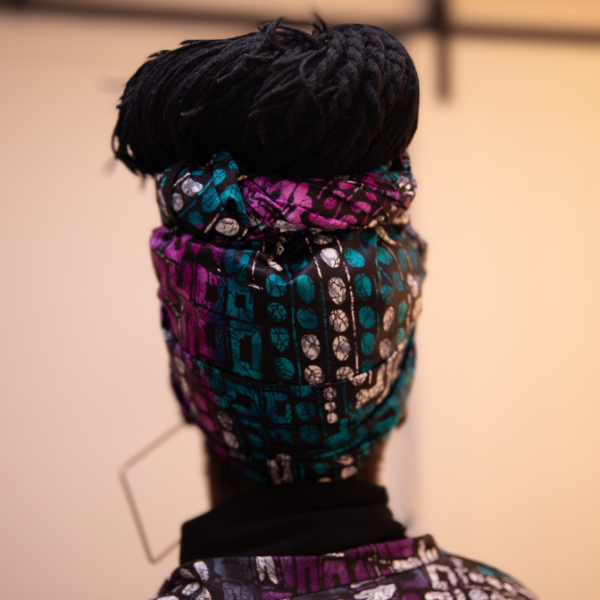 Bold pattern scarf