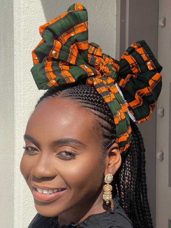 Orange headwrap