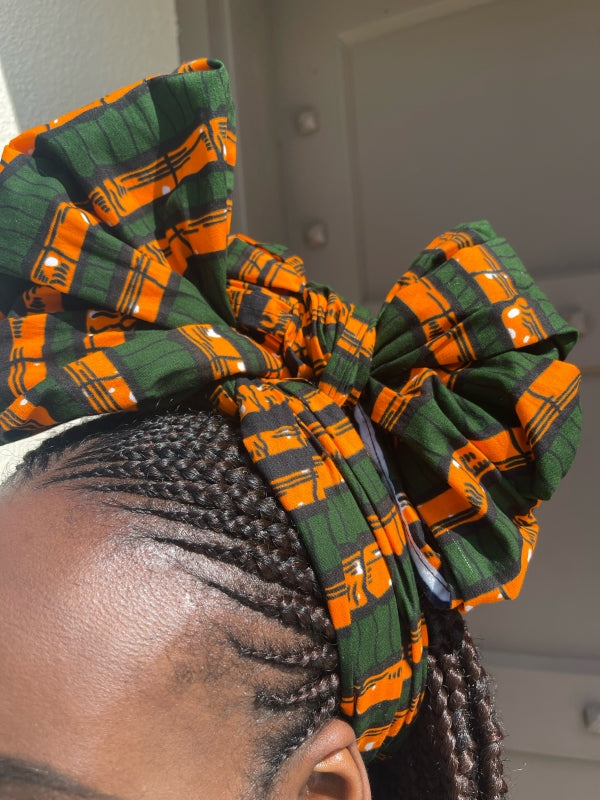 Headwrap hazel eyes