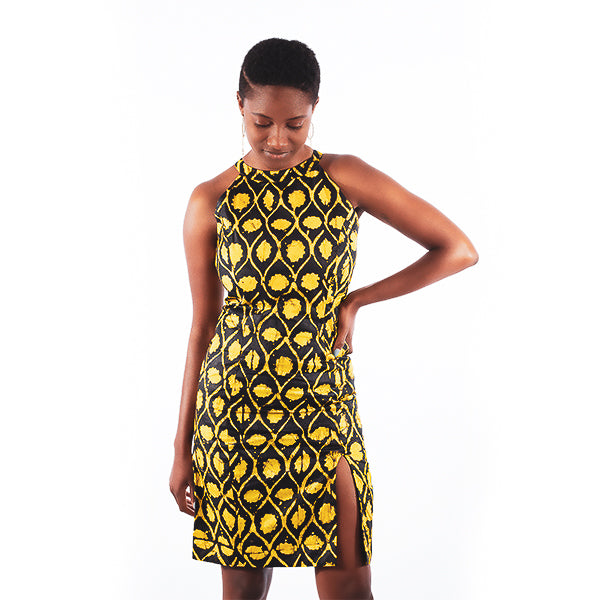 Orente fashions - Timi Halter Dress {Brown}. This halter dress is perfect for date nights. The Timi halter dress is elegant and sexy, leaving you feeling like a queen all night. Complete the look with a pair of heels or sandals.