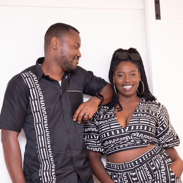 Zuri Tribal African Print Wrap Top