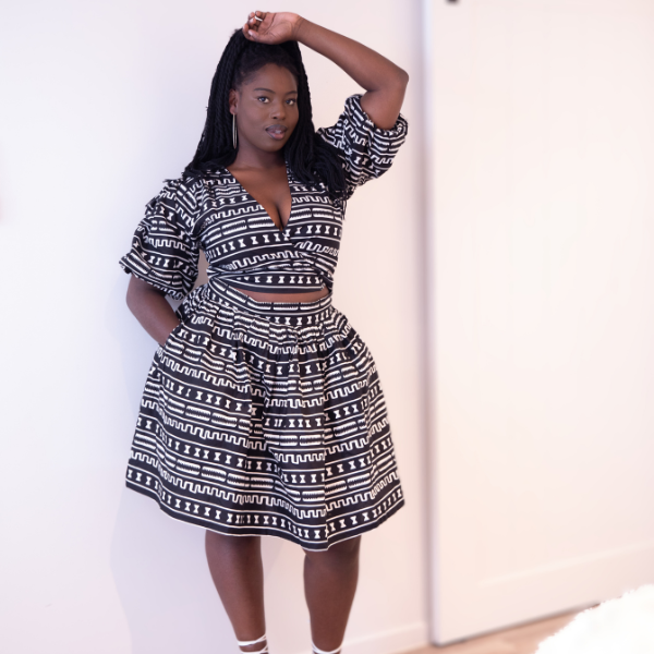 Zuri Tribal African Print Skirt